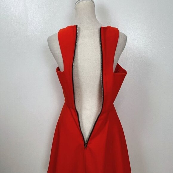 NBD X THE NAVEN TWINS RED HALTER MINI DRESS - S - Picture 5 of 9